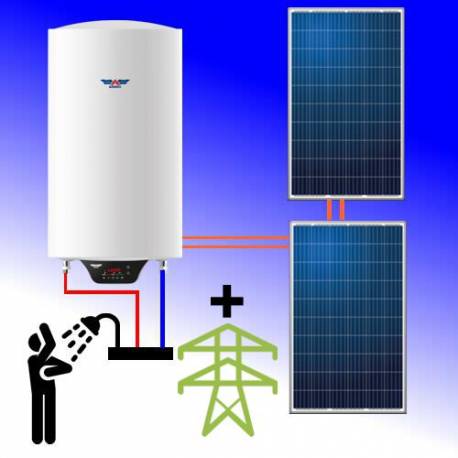 Termo eléctrico Aparici SOL HYBRID 100 L. (Conexión a panel solar)